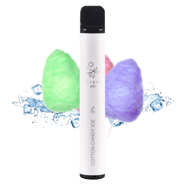 VAPES & E-CIGARETTES ELFBAR –COTTON CANDY ICE 600