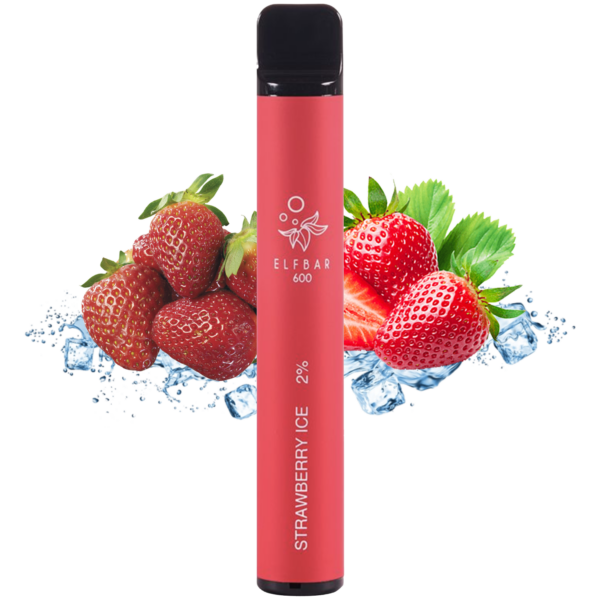VAPES & E-CIGARETTES ELFBAR – STRAWBERRY ICE 600