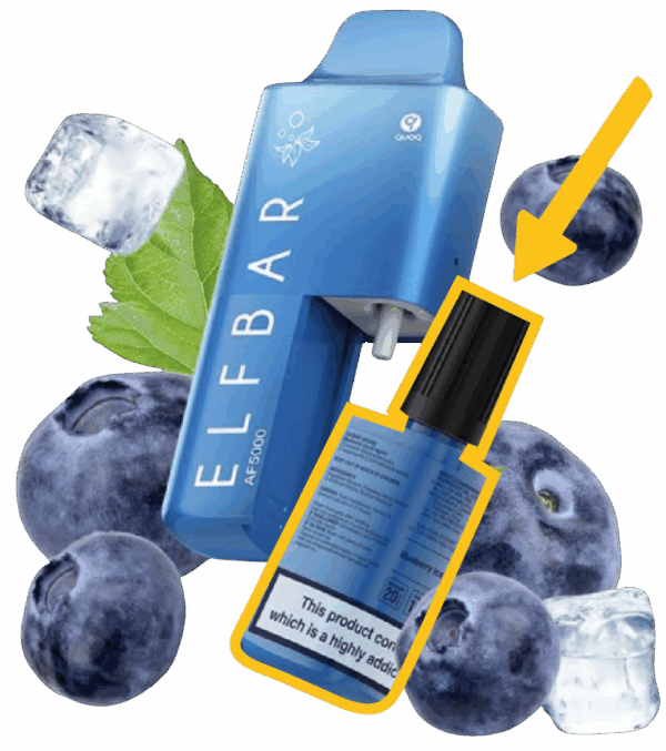 BLUEBERRY SOUR RASPBERRY AF5000